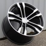 R20x11  5X120  ET  37  74.1  BK924  Black Polished (MB)  For BMW  (P2+K2)  (Rear+Front)