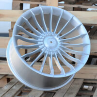 R21x10  10X112/120  ET  41  72.6  BK273  (A1004)  Silver Shining (SS)  For BMW  (P)  (ALPINA Style Rear+Front)