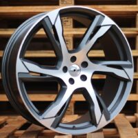 R22x9  5X108  ET  45  67.1  B1175  Grey Polished Half Matt (MGHM)  For VOLVO  (Z1)