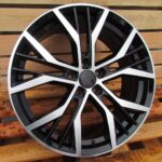 R16x7  5X112  ET  45  57.1  BK713  (A5326)  Black Polished+Powder Coating (MBPC)  For VW