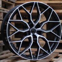 R23x10.5  5X112  ET  25  66.5  B1604  Black Polished (MB)  For RACIN  (Z4)  (STYLE VOSSEN)