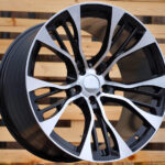 R21x10  5X120  ET  40  74.1  BK851  (FR765)  Black Polished (MB)  For BMW  (P1+P+Z5)  (Rear+Front)