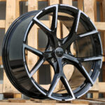 R17x7.5  5X100  ET  42  57.1  3S5997  Black Polished Half Matt (MBHM)  For AUD  (R)  (HYBRID FORGED)