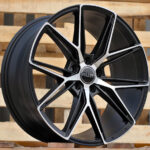 R19x8.5  5X114.3  ET  40  73.1  HX043  Black Polished Half Matt (MBHM)  For HAXER  (K4)