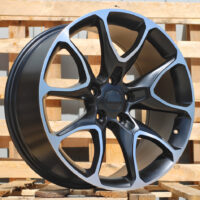 R20x9  5X127  ET  40  71.5  B1790  Black Polished Half Matt (MBHM)  For JEEP  (Z6)