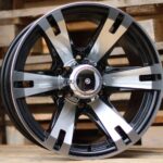R16x8  5X139.7  ET  0  110.5  BK311  Black Polished (MB)  For 4X4  (L6)