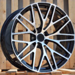 R20x9  5X112  ET  26  66.5  XFRGW5697  Black Polished (MB)  For PORCH  (K3)  (FORGED (Rear+Front))