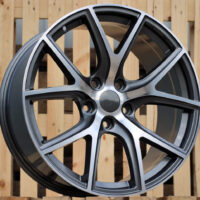 R20x9  5X127  ET  35  71.5  B5315  (BY1317)  Grey Polished (MG)  For JEEP  (Z6)