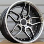 R18x10  5X120  ET  15  74.1  SSA01  (HX030)  Black Polished+Powder Coating (MBPC)  For HAXER  (K3)  (Rear+Front)