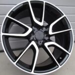 R20x9.5  5X112  ET  45  66.6  B1303  (IN5450)  Black Polished (MB)  For MER  (K3)  (Rear+Front)