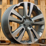 R17x6.5  4X100  ET  43  60.1  L2093  Grey Polished (MG)  For RACIN  (K3)