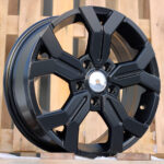 R15x6.5  4X100  ET  40  60.1  B1110  Black Half Matt (BLHM)  For DACIA  (K4+L2)  (NEW Model)