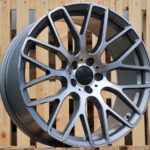 R20x9.5  5X112  ET  35  66.5  AT967  (IN0186)  Grey Polished (MG)  For MER  (K7)  (BRABUS Style Rear+Front)
