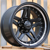 R15x10  5X139.7  ET  M44  110.1  BK936  Black Half Matt+Polished Lip (BLHMPL)  For 4X4  (D3)