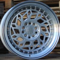 R17x8  10X112/120  ET  30  74.1  HX027  Silver+Polished Lip (SP)  For HAXER  (R)