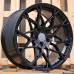 R18x8  5X120  ET  34  72.6  B1383  Black Half Matt (BLHM)  For BMW  (Z2)  (Rear+Front)