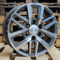 R17x7.5  6X139.7  ET  25  106.1  B1155  (A361/BY1155)  Grey Polished (MG)  For TOYOT  (R+P)  (4x4)