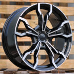 R19x8  5X112  ET  27  66.6  I5596  Black Polished (MB)  For BMW  (Z5+K8)  (X3)