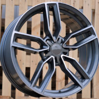 R19x8  5X112  ET  35  66.5  BK916  Grey Polished+Powder Coating (MGPC)  For AUD  (P)