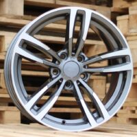 R17x8  5X120  ET  34  72.6  BK855  Grey Polished (MG)  For BMW  (P2)