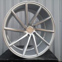 R17x7.5  5X112  ET  42  66.5  XF096  (QC175)  Silver Shining (SS)  For RACIN  (R)  ((Left side) Style Vossen (AKC 70 Eur))