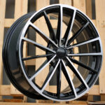 R19x8  5X112  ET  45  57.1  I0383  Black Polished (MB)  For VW  (K7)