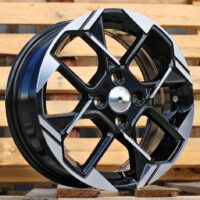 R14x5.5  4X100  ET  40  54.1  Y1184  Black Polished (MB)  For KIA  (R)