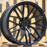 R21x10  5X112  ET  18  66.5  XFRGW5697  Black Matt (BM)  For PORCH  (K3)  (FORGED (Rear+Front))