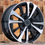 R15x6  4X100  ET  40  54.1  B1846  Black Polished (MB)  For TOYOT  (Z4)