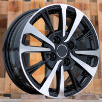 R15x6  4X100  ET  40  54.1  B1846  Black Polished (MB)  For TOYOT  (Z4)