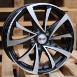 R13x5.5  4X100  ET  35  67.1  BK575  Black Polished (MB)  For RACIN  (Z7)