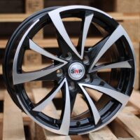 R13x5.5  4X100  ET  35  67.1  BK575  Black Polished (MB)  For RACIN  (Z7)
