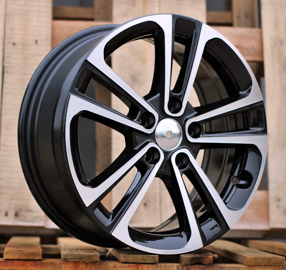 R16x6.5  5X108  ET  47  65.1  B5959  Black Polished (MB)  For CITRO  (R+K2)  (HYBRID FORGED)