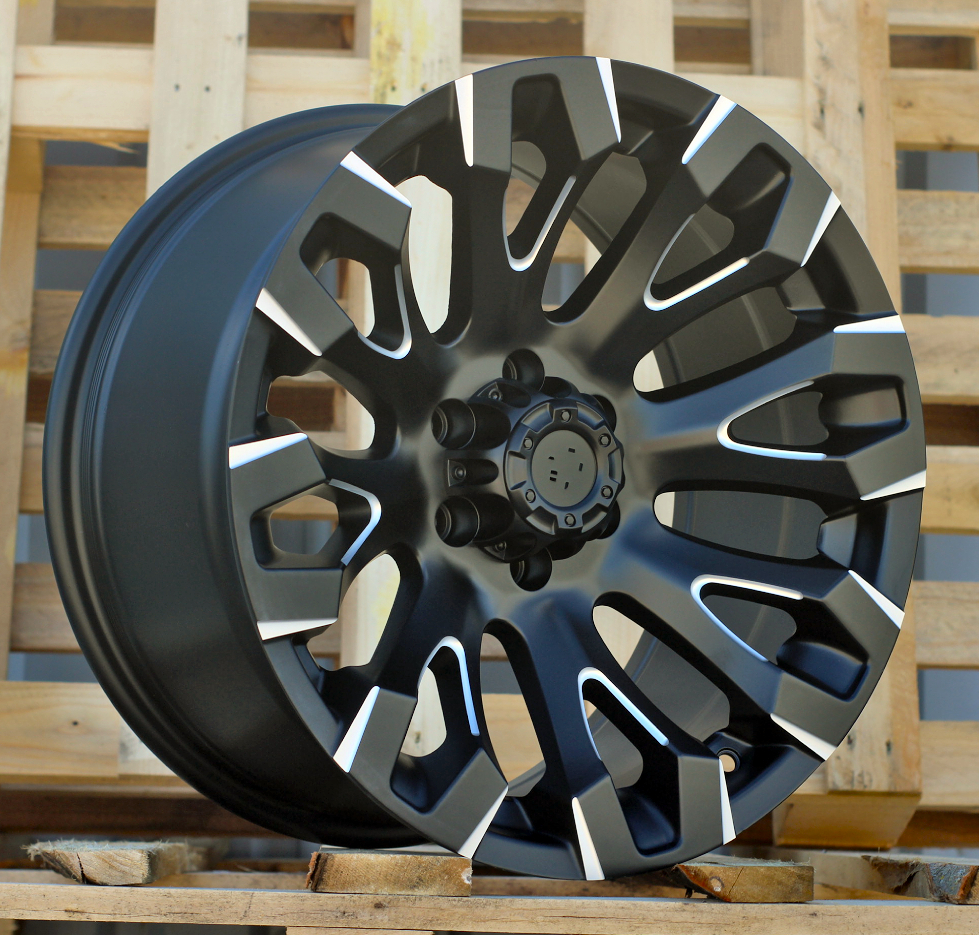 R17x9  5X127  ET  M10  71.5  JT255  Black Polished (MB)  For 4X4  (K3)  (Milling)