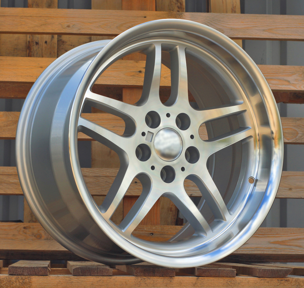R19x10  5X120  ET  20  74.1  A5913  (JT141)  Silver+Polished Lip (SP)  For BMW  (Z3)  (Rear+Front)