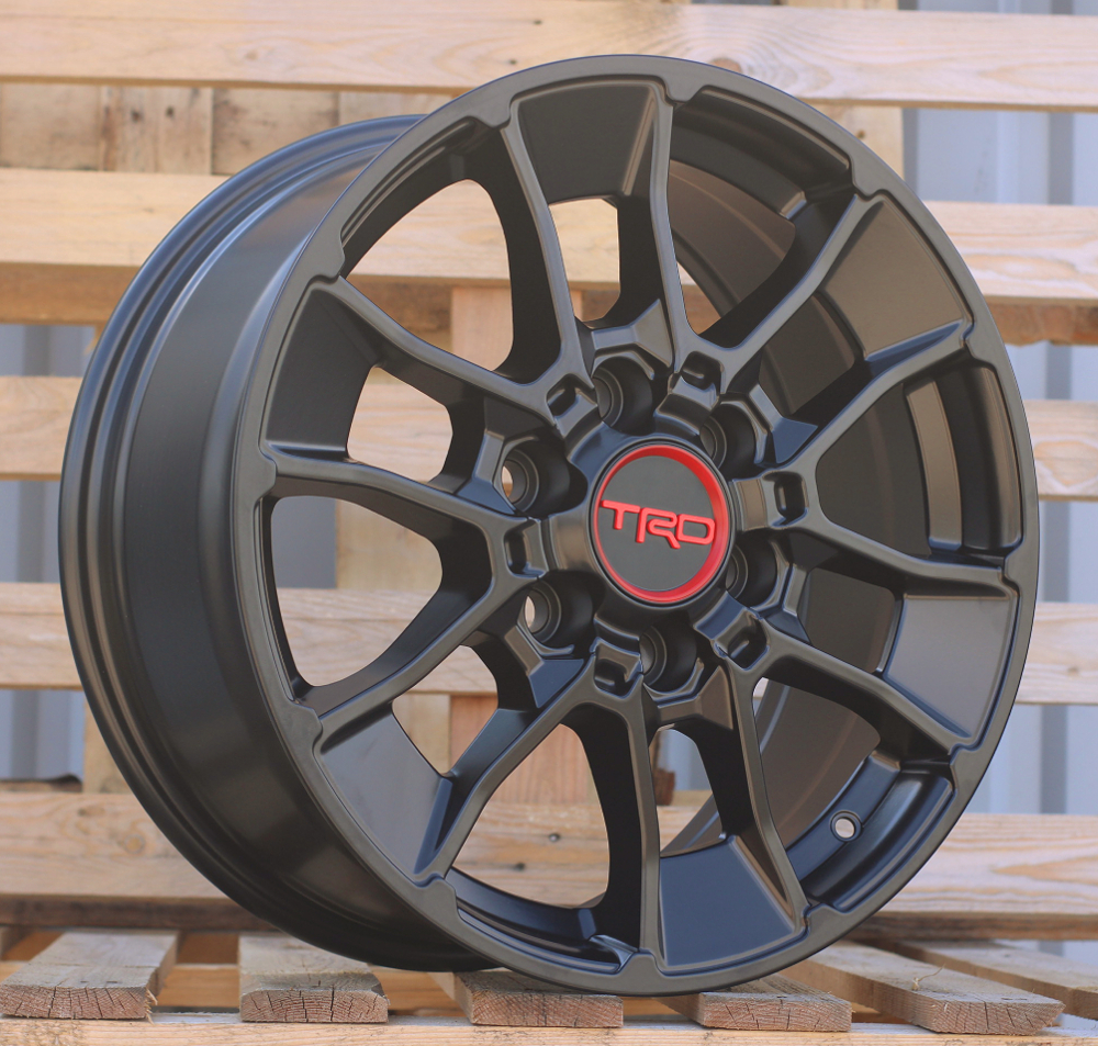 R18x8  6X139.7  ET  50  95.1  Y1202  Black Half Matt (BLHM)  For TOYOT  (P)