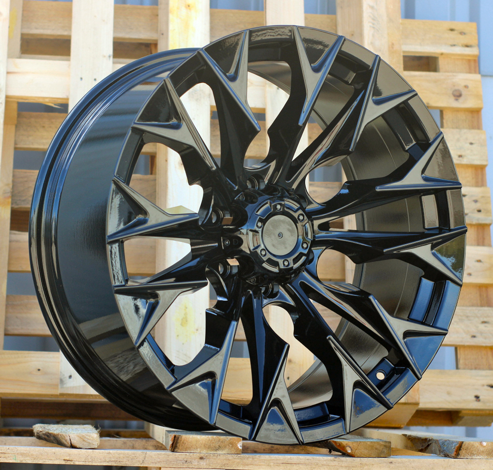 R17x9  6X139.7  ET  0  110.1  JT227  Gloss Black (GB)  For 4X4  (K3)  (Milling)