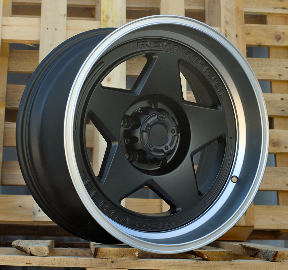R17x9  5X127  ET  M12  71.5  JT274  Black Matt (BM)  For 4X4  (K3)  (MB+MACHINE LIP)