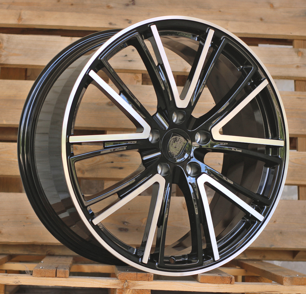 R21x11  5X130  ET  65  71.6  CQRGW1058  (FB0618J)  Black Polished (MB)  For PORCH  (K7)  (FORGED (Rear+Front))