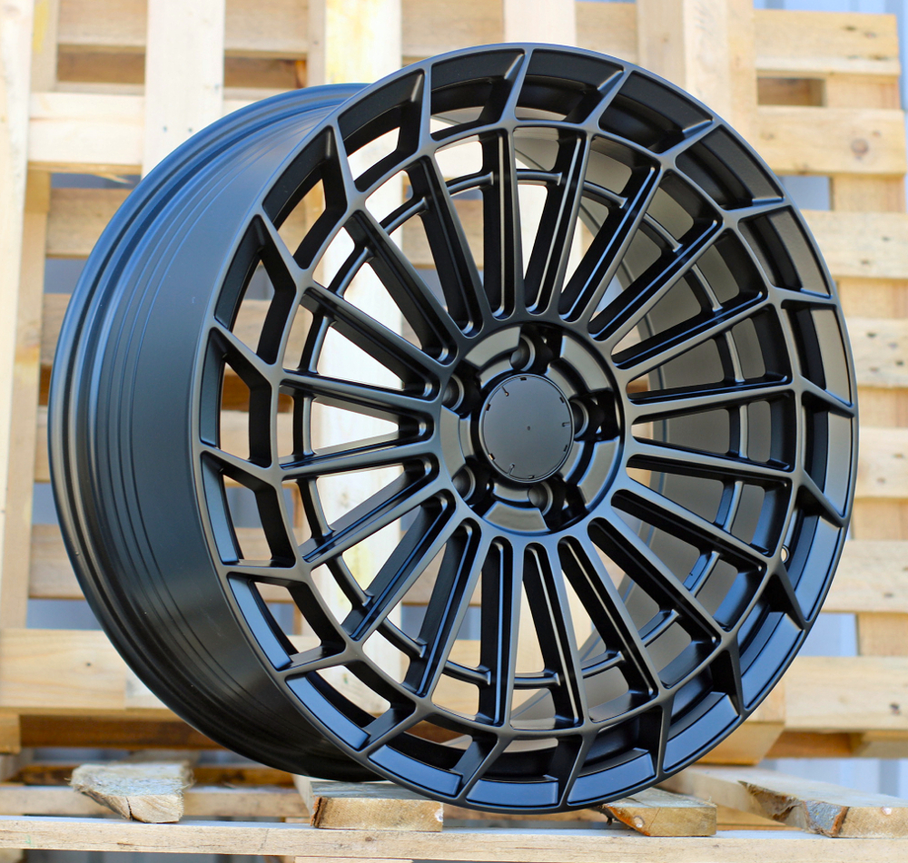 R21x11  5X112  ET  42  66.6  FBX162  (I0359)  Black Half Matt (BLHM)  For MER  (A)  (HYBRID FORGED Rear+Front)