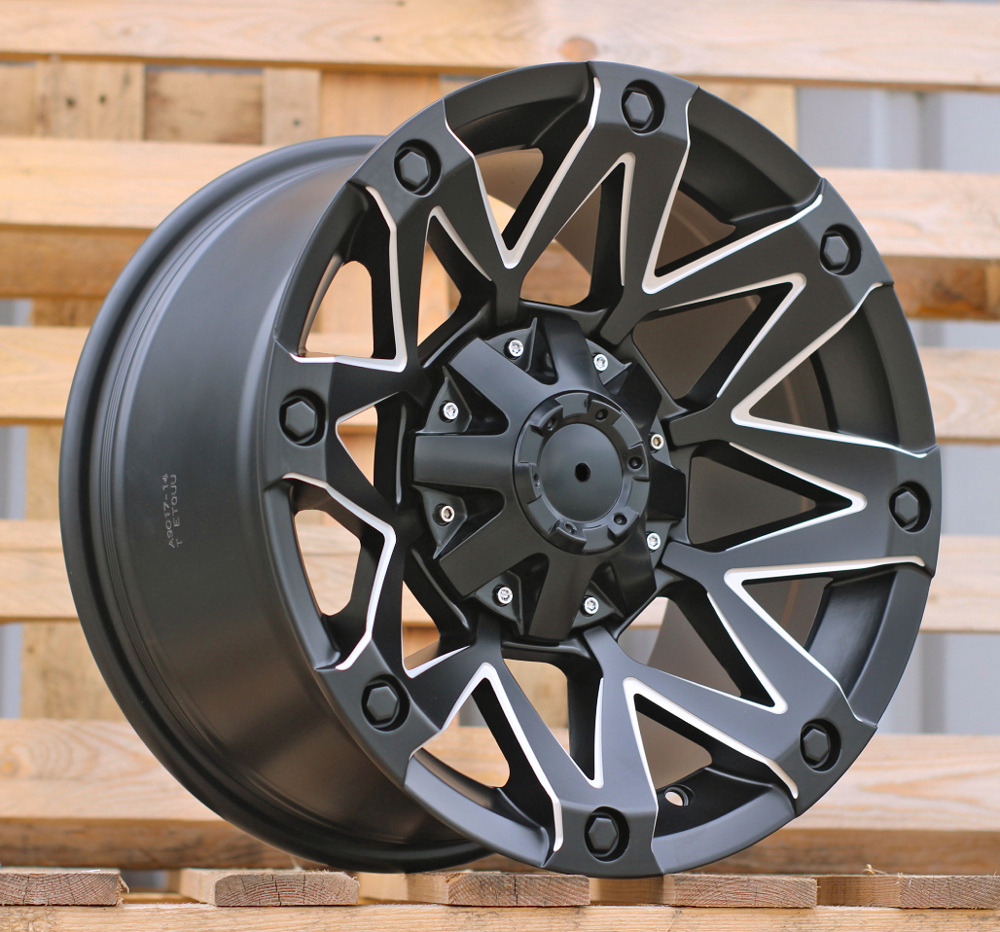 R16x8.5  6X114.3  ET  0  66.1  JT126  Black Matt (BM)  For 4X4  (K3+Z5)  (Milling)