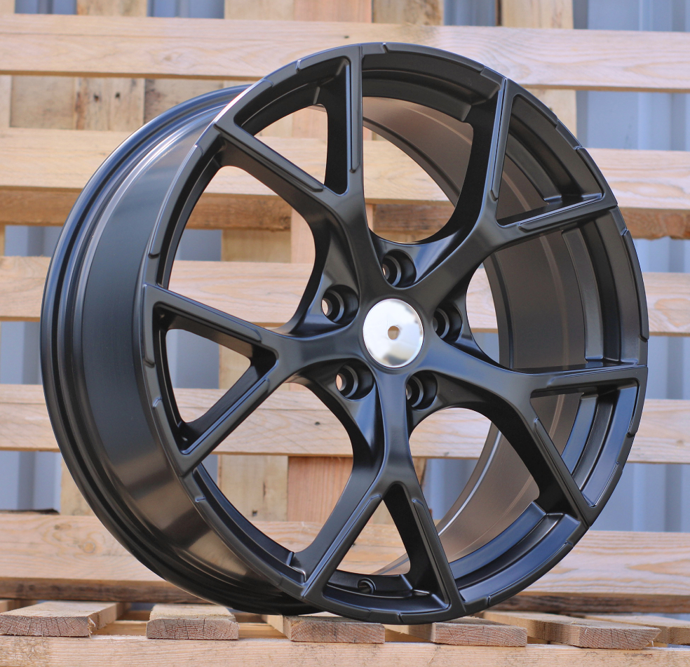 R18x8  5X112  ET  46  57.1  3S5997  Black Half Matt (BLHM)  For AUD  (K4)  (HYBRID FORGED)