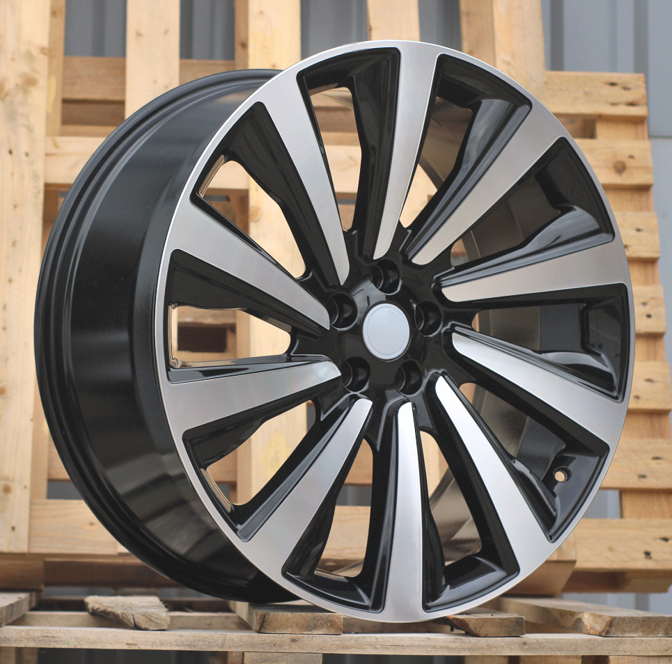 R24x10  5X120  ET  40  72.6  B1756  (H947D)  Black Polished (MB)  For LAND  (K7)  (HYBRID FORGED)