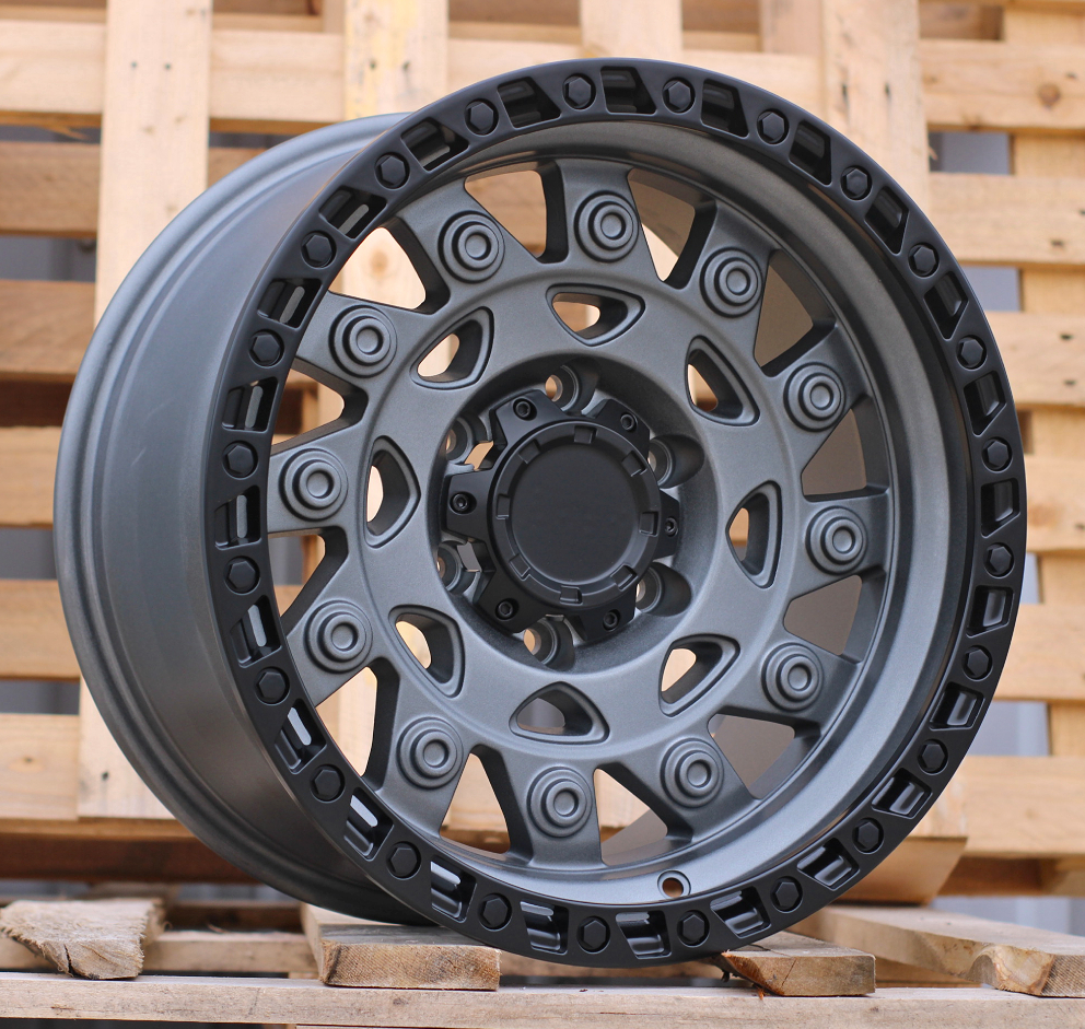 R17x9  6X139.7  ET  0  110.1  H974D  Gun Metal+Matt Lip (GMML)  For 4X4  (Z5)  (FUEL Style)