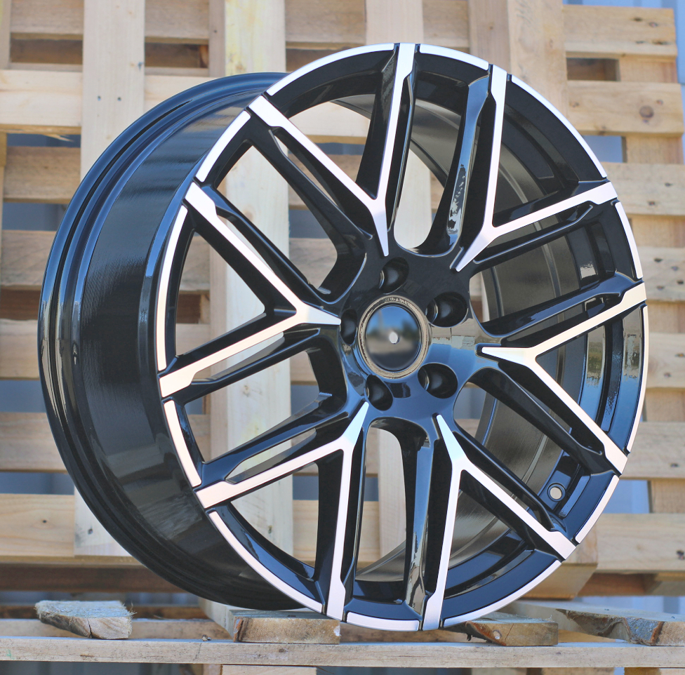 R23x10.5  5X112  ET  18  66.5  HF736  Black Polished (MB)  For AUD  (Z5)  (HYBRID FORGED New Model)