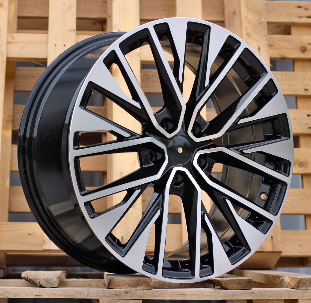 R18x8  5X112  ET  39  66.5  F733  (F8733)  Black Polished (MB)  For AUD  (Z3)  (HYBRID FORGED New Model)