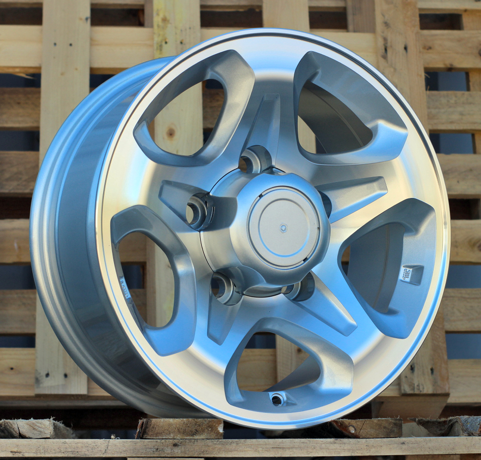 R16x7  5X150  ET  0  110.1  JT296  Machined Silver (MS)  For 4X4  (K3)