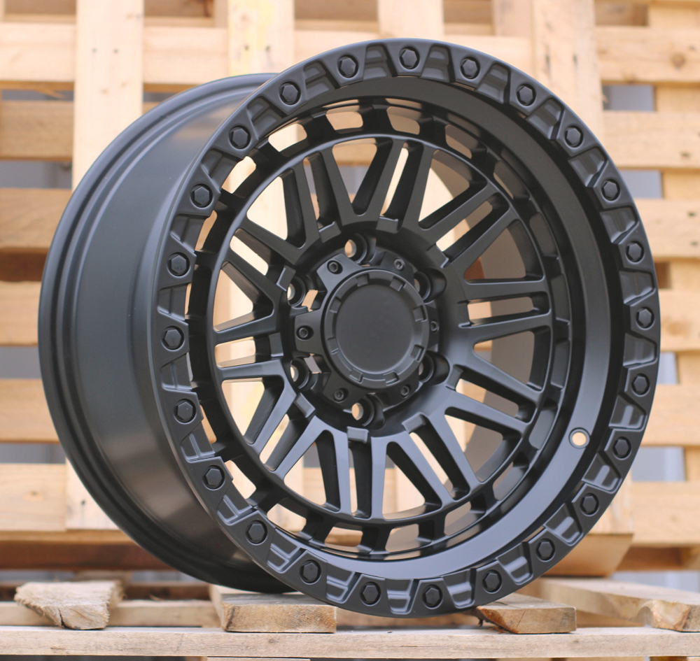 R17x9  6X139.7  ET  0  110.1  H972D  Black Matt (BM)  For 4X4  (Z5)  (FUEL Style)