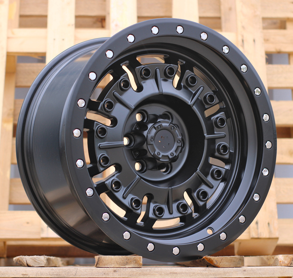 R17x9  6X114.3  ET  10  66.1  JT250  Black Polished (MB)  For 4X4  (K3)
