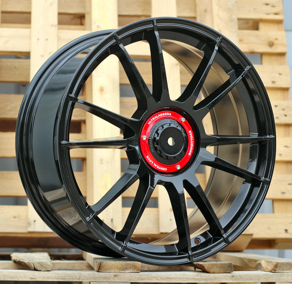 R19x8.5  10X100/114.3  ET  42  73.1  F9713  Black (BL)  For RACIN  (K8)  (HYBRID FORGED OZ Style)